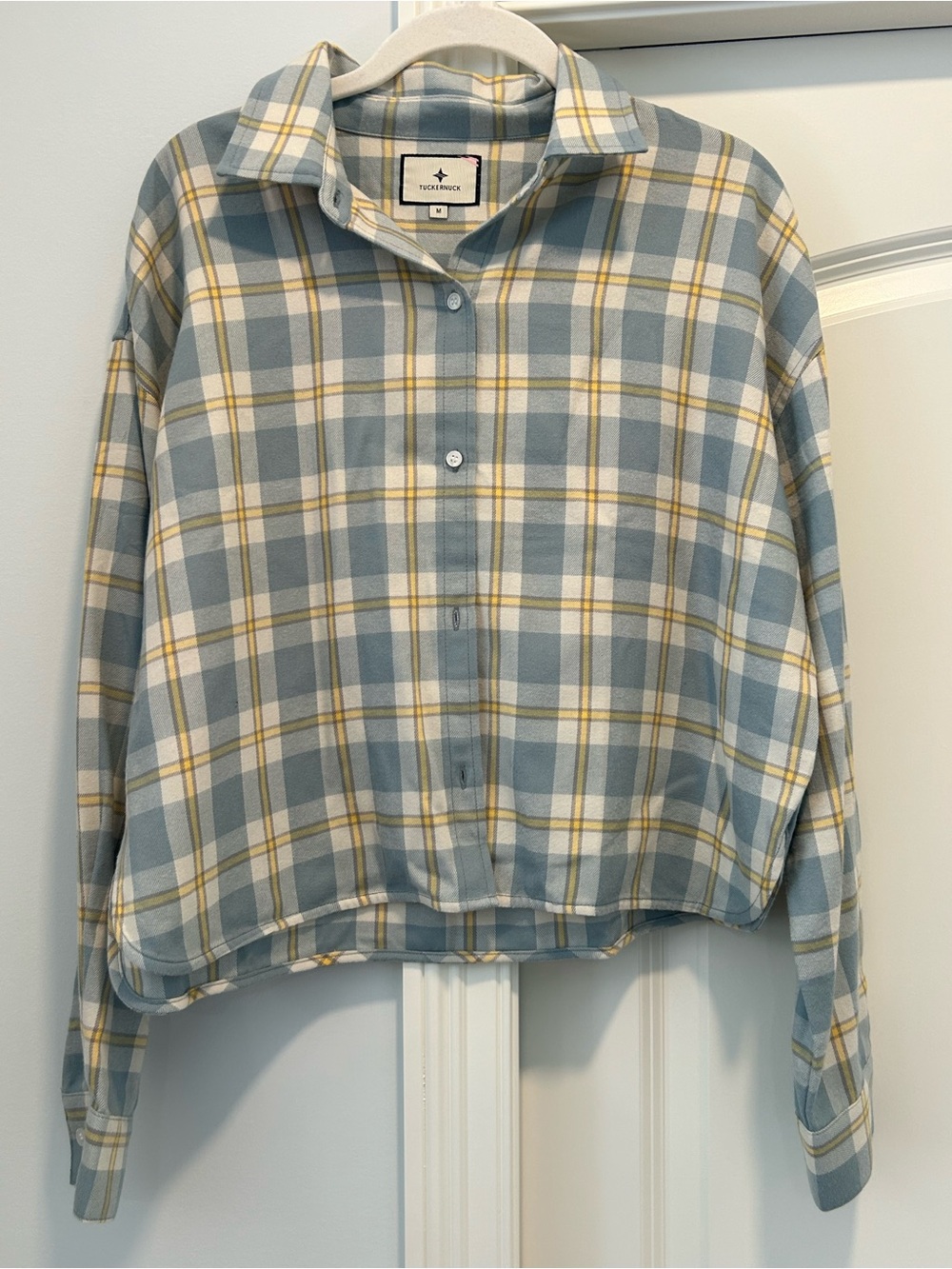 Tuckernuck blue Plaid Button down Shirt